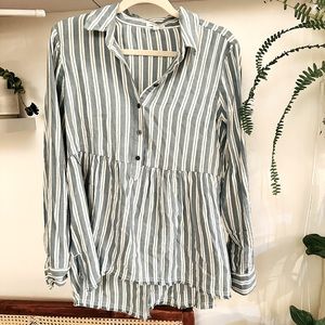 Cotton Button Down Cottagecore Blouse